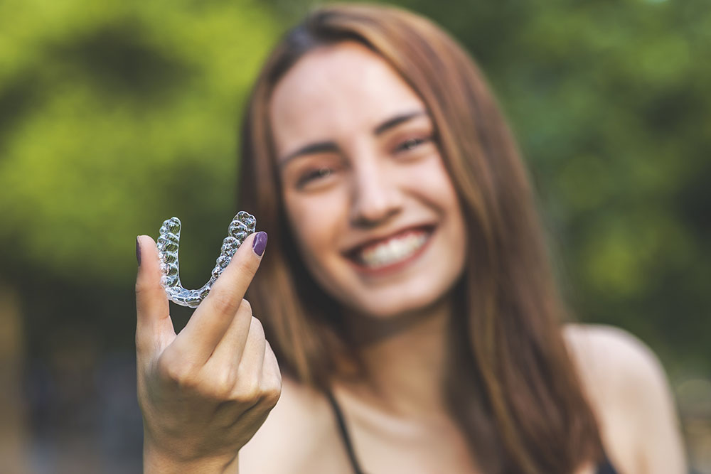 clear braces